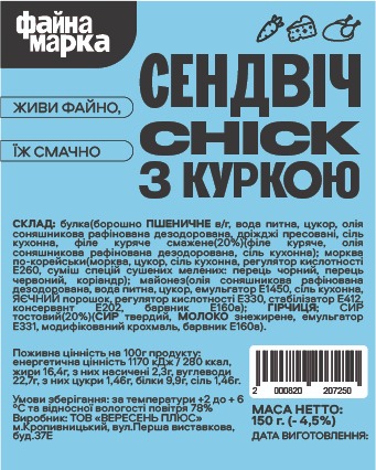 Sandwich Chick Label Thumb